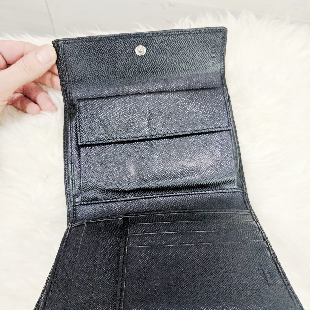 Prada Saffiano Leather Bi-Fold Wallet - Picture 6 of 7